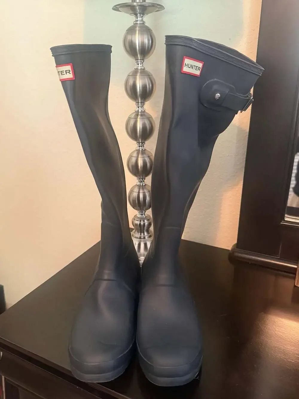 Hunter Women's Original Tall Rain Boots Navy Size US 8 / EU 39